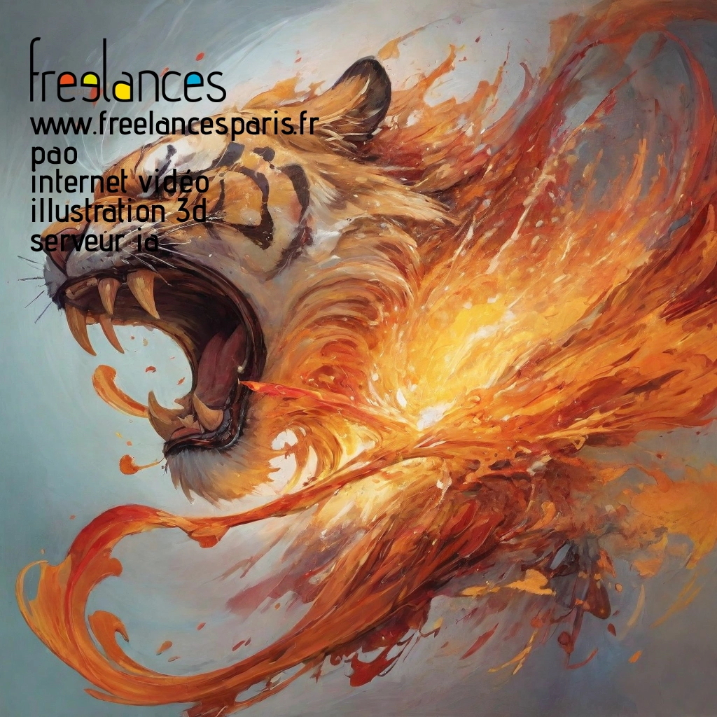 Pao mise en page internet vidéo illustration 3d serveur IA générative AI freelance paris studio de création magazines lub5kmx0